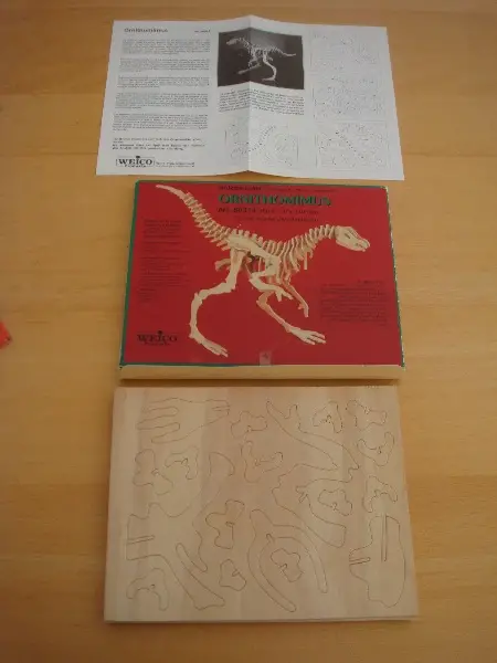 Holzbausatz Dino Ornithomimus